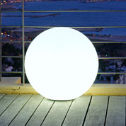 Luminous, White Ball - mains powered -  40 cm